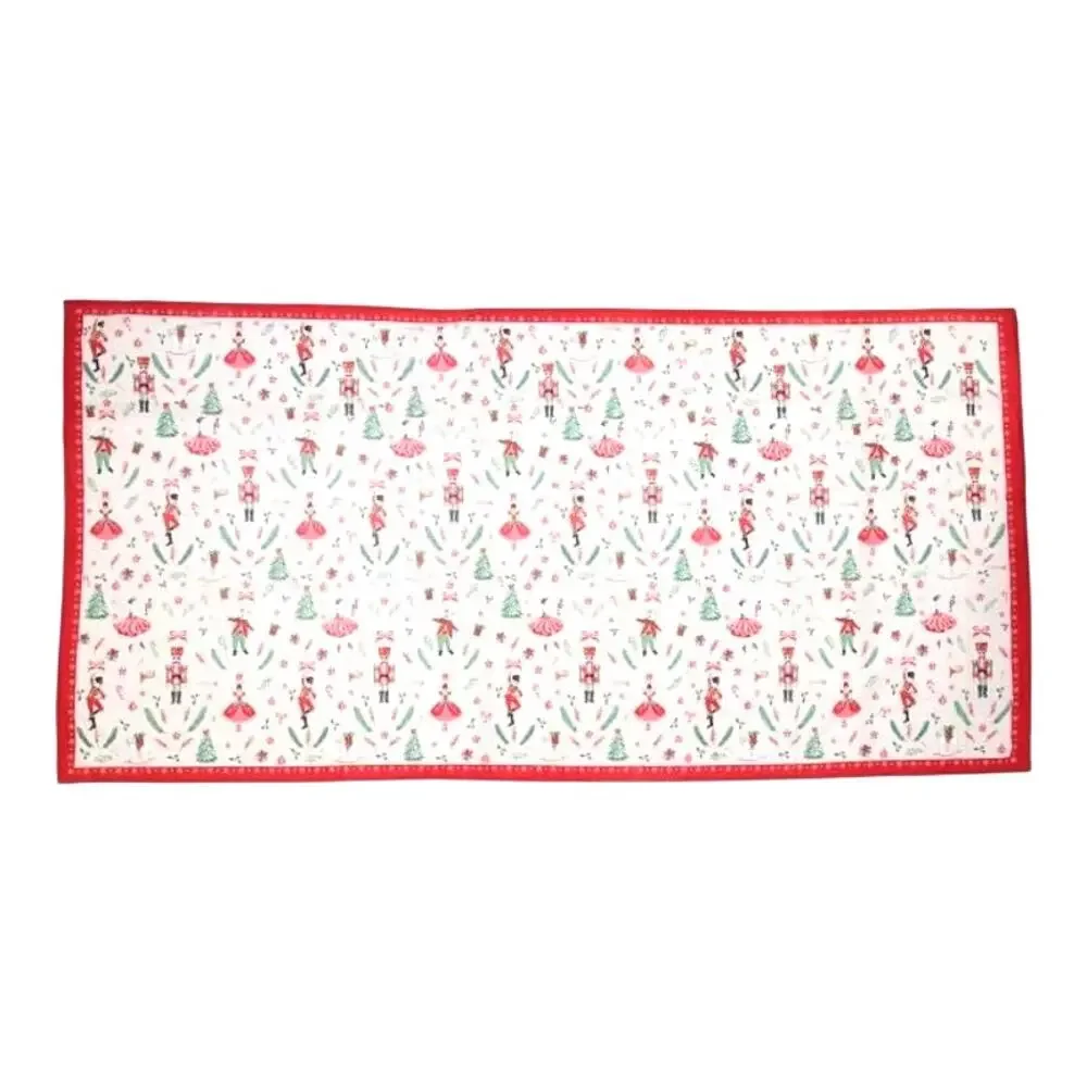 Rachel Ashwell Nutcracker Ballet Tablecloth 60x120 Festive Christmas Decor NEW
